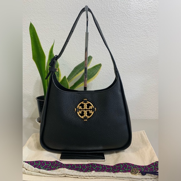 Handbags - 💕👜 TORY BURCH Miller Small Leather Shoulder Hobo Crossbody Bag